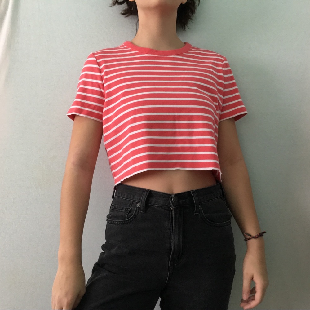 Lands’ End | Striped crop top